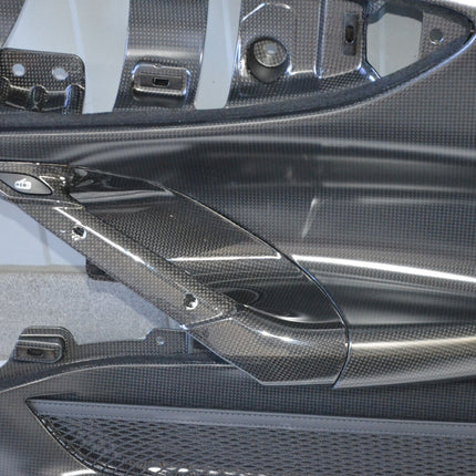 Ferrari SF90 Stradale Door Trim Cover, Carbon Fiber, Left and Right, OEM, Part Number: 876212, 876167