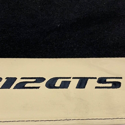 Ferrari 812 GTS Original Floor Mats, Black Camel, OEM