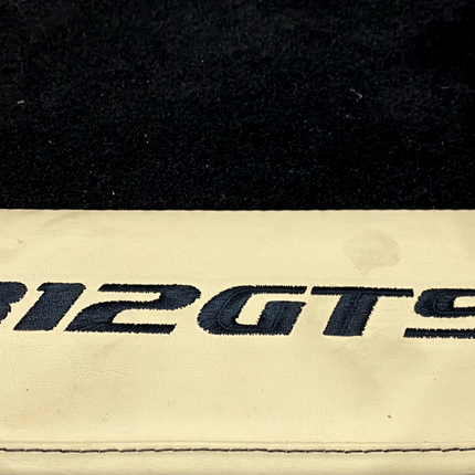 Ferrari 812 GTS Original Floor Mats, Black Camel, OEM