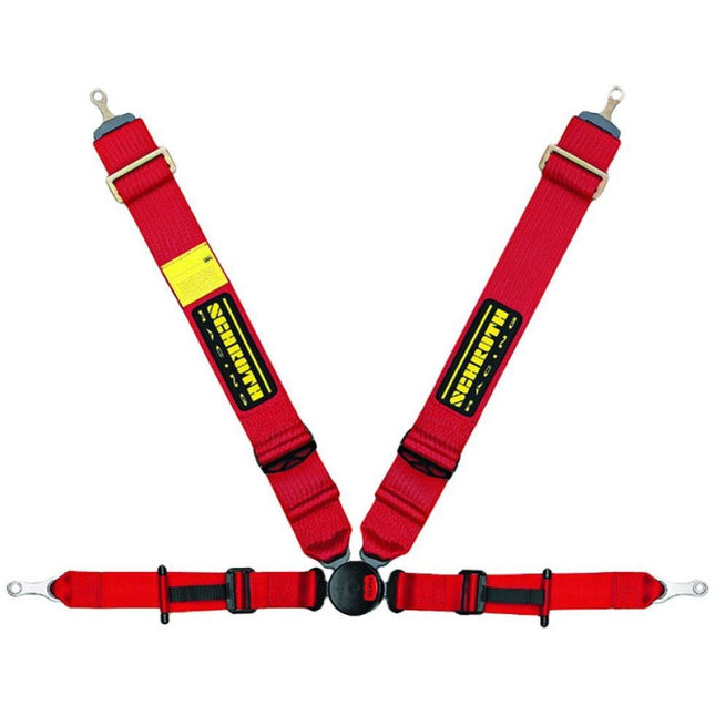 SCHROTH Profi 2 FE ASM 4-point right racing harness red 25270