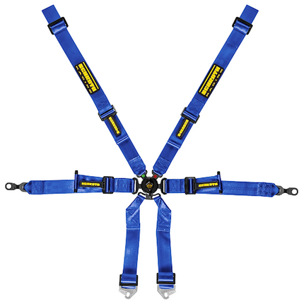Schroth Profi Racing Harness 2x2 6-Point Blue for Porsche 911 (996, 997) (94700-1)