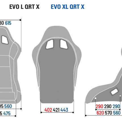 Sparco EVO L QRT-X Racing Seat (2246S), view 4