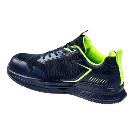 Sparco Turbo Flinger S1PS Mechanics Shoes - Blue/Lime