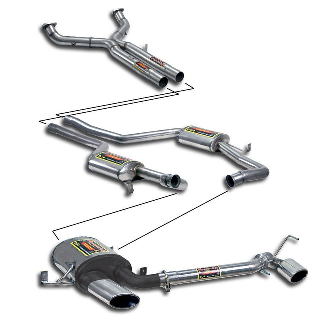 Supersprint 242940 Cat-Back Exhaust for Porsche 928