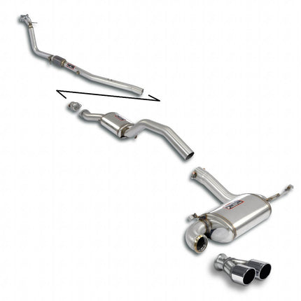 Supersprint 765110 Cat-Back Exhaust for Audi Coupe S2