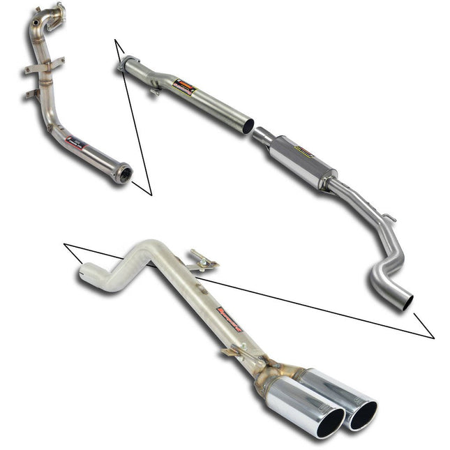 Supersprint 815940 Cat-Back Exhaust for Abarth Grande Punto (199)