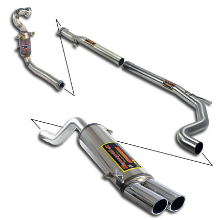 Supersprint 815950 Cat-Back Exhaust for Abarth Grande Punto (199)