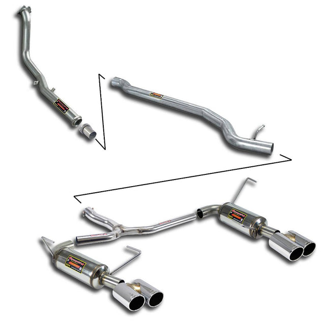 Supersprint 963140 Cat-Back Exhaust for Subaru WRX STI VA