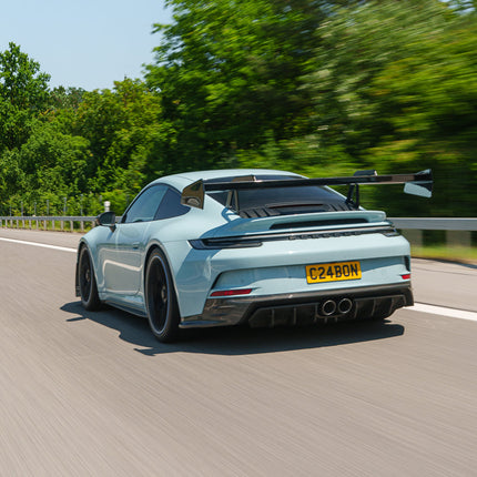 Porsche 992 GT3 wing riser carbon finish