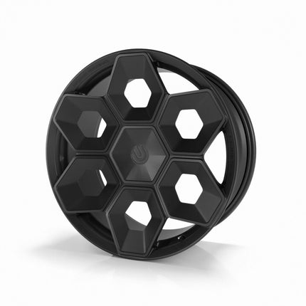 UNPLUGGED PERFORMANCE UP-CYBRHEX-CT-002 Single Wheel UP CYBRHEX 20" Satin Black for TESLA Cybertruck